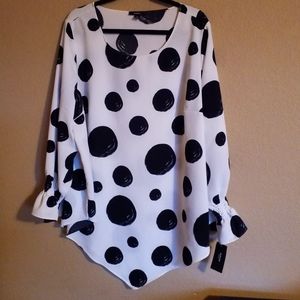 Alfani 3X Long Sleeve Blouse